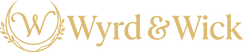 Wyrd & Wick gold horizontal logo